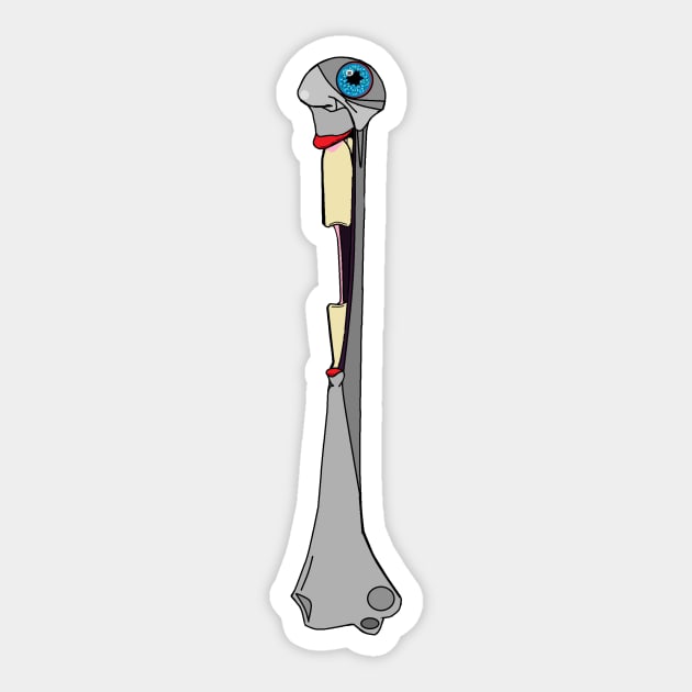 Humerus Sticker by Zenferren